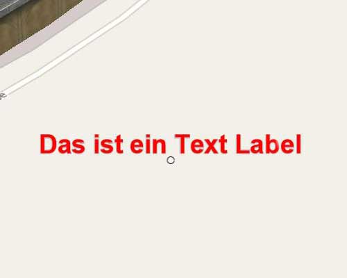 Textlabel Werkzeug